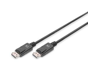 Digitus 3m DP Male to DP Male DisplayPort Connection Cable - Black UHD 4K - DP -