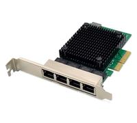 Digitus 4 port 2.5 Gigabit Ethernet network card, RJ45, PCI Express, Realtek chipset