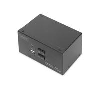 Digitus KVM Switch, 2 Port, Dual Display, 4K, HDMI®