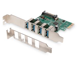 Digitus 4-Port USB 3.0 PCI Express Add-on Card