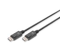 Digitus 5m DP Male to DP Male DisplayPort Connection Cable - Black
