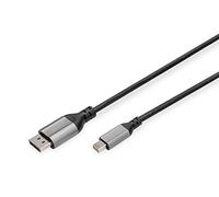 Digitus DB-340106-020-S Cable DisplayPort/Mini DisplayPort Alumini...