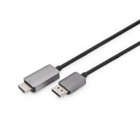 DIGITUS 8K DisplayPort DP to HDMI Type A 1.8m Adapter Cable