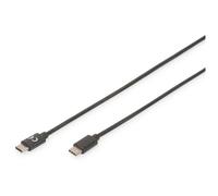 Digitus AK-300138-030-S USB cable USB 2.0 USB-C plug to plug 3m Bl...