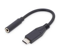 Digitus AK-300321-002-S Audio Adapter Cable USB-C to 3.5mm 20cm Fl...