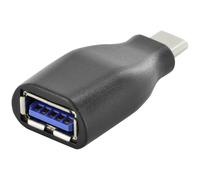 Assmann Data Transfer Adapter 1 X Type C Male Usb 1 X Type A Female Usb Bla AK-300506-000-S