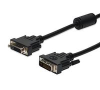 DIGITUS AK-320200-020-S 2.0m DVI(24+1) Male - DVI(24+1) Female DVI Extension Cable with Ferrite - Black