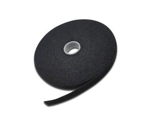 Digitus Ak-770905-100-S Hook-And-Loop Tape Black 10M X 15mm Sew-On Pad