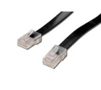 Digitus AK117098 Flat Cable, 8 Pole, 15 m, Black