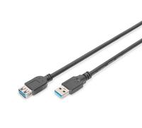 DIGITUS ASSMANN Electronic AK-300203-018-S USB Cable 1.8 m USB A Black - USB Cab