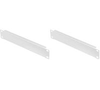 DIGITUS blind cover - 10-inch (254 mm) - 1U - cover for network cabinets - blind panel - sheet steel - grey (Pack of 2)