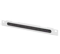 Digitus cable entry panel - 10-inch (254 mm) - Cable entry - With brush strip - 0.5U - Grey