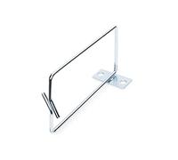 DIGITUS Cable guide bracket - Steel - 80 x 120 mm - 1 piece - Offset mounting - Side opening - Cable management