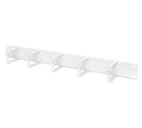 DIGITUS Cable Patch Panel - 1U - 5 Guides 44 x 60 mm - 19 "Network Cabinet - Patch Cable - Gray