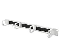 Digitus Cable Patch Panel DN-97662 - 1U for 19" Network Cabinet, Feedthrough, 4 Guides, Gray
