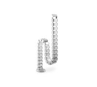 Digitus Cable snap, Aluminium, Silver, Normal Cable Management - Snake - Silver