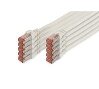 Digitus CAT 6 S/FTP patch cord. 10 units