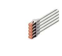 Digitus CAT 6 S/FTP patch cord 5 units