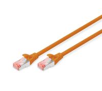 DIGITUS CAT 6 S-FTP patch cord, Cu, LSZH AWG 27/7, length 1 m, color orange Cate