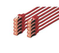 DIGITUS CAT 6 S-FTP patch cord, Cu, LSZH AWG 27/7, length 2 m, 10 pieces, color
