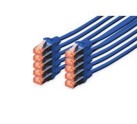 DIGITUS CAT 6 S-FTP patch cord, Cu, LSZH AWG 27/7, length 5 m, 10 pieces, color