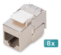 Digitus CAT 6A compact keystone module. shielded. tool-free mounting c