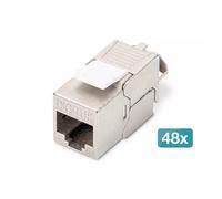 Digitus CAT 6A Keystone Module, shielded, toolfree Modul - 48 pcs.