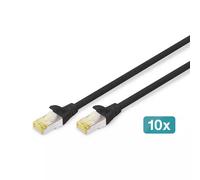 Digitus CAT 6A S/FTP patch cable 10 pieces
