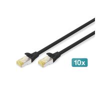 Digitus CAT 6A S/FTP patch cord 10 pieces WESTDIST-DK1644A030BL10