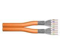 DIGITUS CAT 7 S-FTP installation cable, 1200 MHz B2ca (EN 50575), AWG 23/1, 500 m drum,