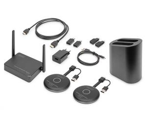 DIGITUS Click & Present Pro - Wireless Presentation and Collaboration System - F