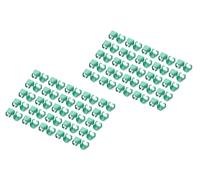 Digitus Colour clips for RJ45 patch cables - colour organization of network cables - to improve cable management - 100 pieces - for CAT 5e, CAT 6 & CAT 6A LAN cable - AWG 24/7 to 27/7 - green