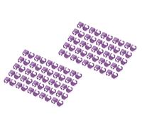 Digitus Violet Network Cable Clips - 100 Pieces - CAT 5e, 6 & 6A Compatibility - AWG 24/7 to 27/7