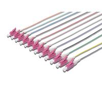 Digitus colored pigtails. LC OM4 50/125 µ. Simplex