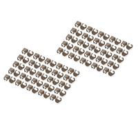 Digitus Colour clips for RJ45 patch cables - colour organisation of network cables - for optimising cable management - 100 pieces - for CAT 5e, CAT 6 & CAT 6A LAN cables - AWG 24/7 to 27/7 - brown