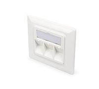 Digitus Wallplate for Keystone Modules. German type. middle plate 50x5