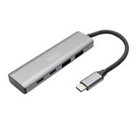 DIGITUS USB-C 4 Port HUB 4X USB-C 3.1 Gen1, 5Gbps