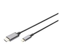Digitus DA-70821 USB 3.2 Gen1 Adapter cable USB-C to HDMI 1.8m Alu...