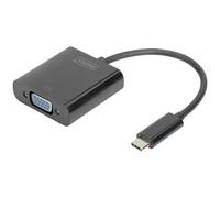 Digitus Da-70853 USB VGA Adapter Black 15cm USB-C To VGA 1XUSB-C P...