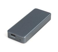 DIGITUS M.2 NVMe SSD enclosure - USB 3.2 Gen2x2 Type-C - 20 Gbit/s - For NVMe SSDs up to 8 TB - For 2230/2242/2260/2280 SSDs - Aluminum housing - Plug & Play - Grey
