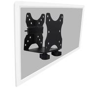 DIGITUS VESA adapter 75x75, 100x100 - PC mount - For PC mounting behind the monitor - Load capacity 5 kg - Black