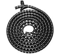 Digitus DA-90508 Spiral tube PET Black Flexible 5m x 30mm x 30mm 1...