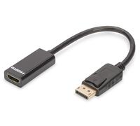 DIGITUS video adapter - DisplayPort / HDMI - 15 cm
