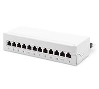 DIGITUS Desktop CAT 6A, Class EA patch panel, shielded, grey