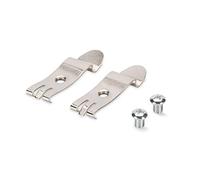 DIGITUS DIN-Rail Adaptor for Desktop Patch Panel - DIN Rail Mounting - 1 Set = 2 Metal Clips - Metal