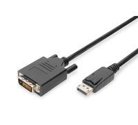 Digitus DisplayPort adapter cable DP DVI 24+1 FullHD 1080p/60Hz Displaypo...