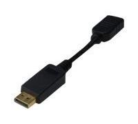 Digitus Adapter Cable AK-340400-001-S 0.15m DisplayPort 1.1a Male to HDMI Type A Female Black