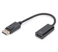 DIGITUS video adapter - DisplayPort / HDMI - 15 cm