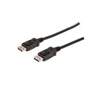 Digitus DisplayPort cable - UHD 4K/60Hz - 2m - with latch - HBR 2 - Compatible with monitor, gaming graphics card