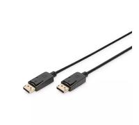 Digitus DisplayPort cable - UHD 4K/60Hz - 2m - with latch - HBR 2 - Compatible with monitor, gaming graphics card